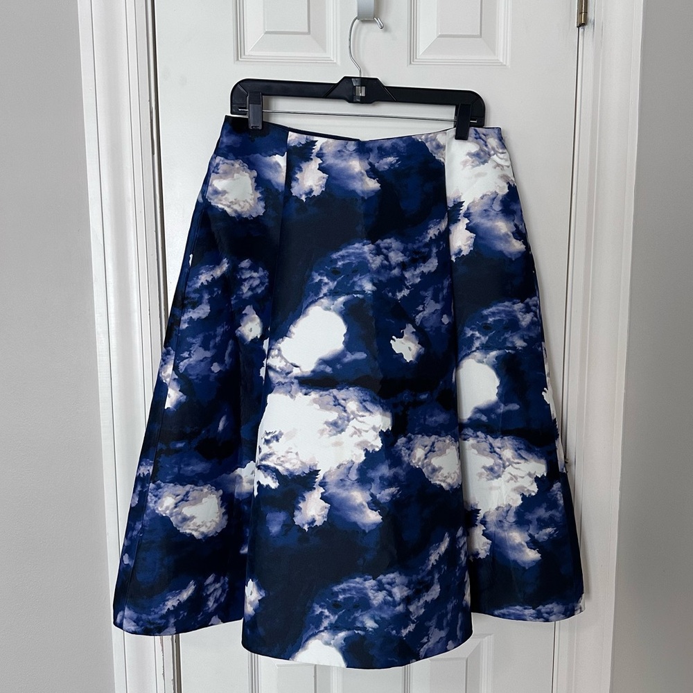 kate spade new york Dusk Cloud Print Skirt, size 12